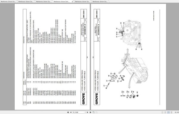 Manitowoc Grove Crane GMK 5220 1 3304922B 20180401 Spare Parts Catalog 3