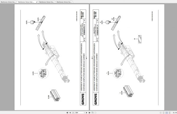 Manitowoc Grove Crane GMK 5220 3179590 20120701 Spare Parts Catalog 2