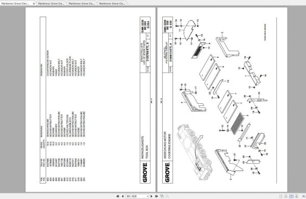 Manitowoc Grove Crane GMK 5220 3179590 20120701 Spare Parts Catalog 3