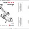 Manitowoc Grove Crane GMK 5220 3179590T 20120815 Spare Parts Catalog 1