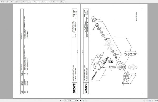 Manitowoc Grove Crane GMK 5220 3179590T 20120815 Spare Parts Catalog 3