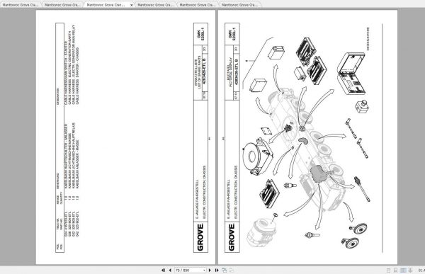 Manitowoc Grove Crane GMK 5250L 1 4292300B 20190701 Spare Parts Catalog 2
