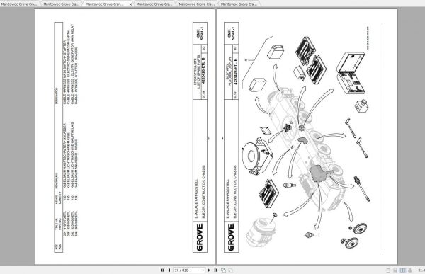 Manitowoc Grove Crane GMK 5250L 1 4292300C 20190701 Spare Parts Catalog 3