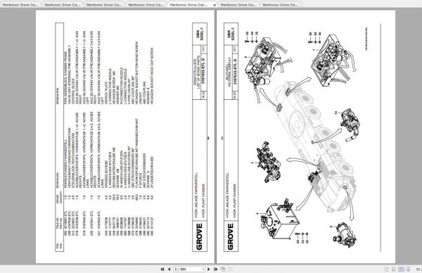 Manitowoc Grove Crane GMK 5250L 1 4292300CU 20200401 Spare Parts Catalog 2