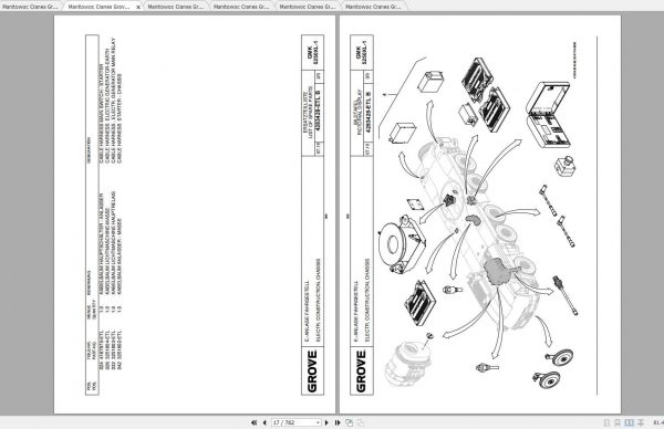 Manitowoc Grove Crane GMK 5250XL 1 4276729A 20191101 Spare Parts Catalog 2