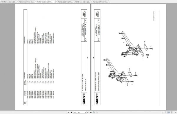 Manitowoc Grove Crane GMK 5250XL 1 4276729C 20191101 Spare Parts Catalog 2