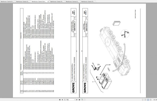 Manitowoc Grove Crane GMK 6300L 1 4175478 20180501 Spare Parts Catalog 2