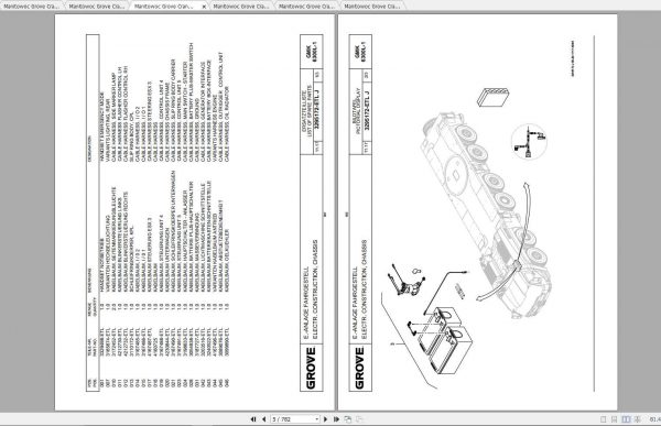 Manitowoc Grove Crane GMK 6300L 1 4175748R 20180901 Spare Parts Catalog 2