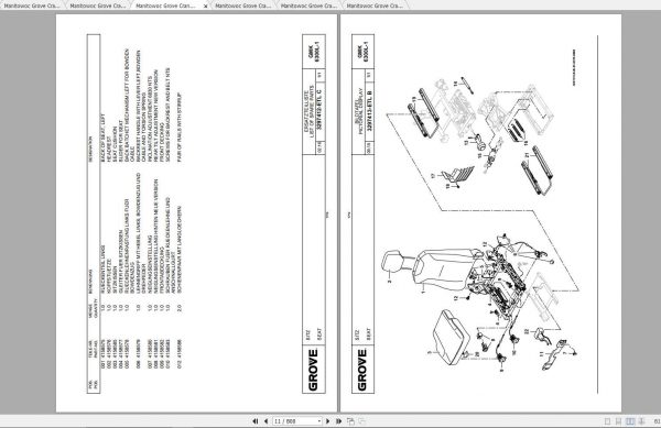Manitowoc Grove Crane GMK 6300L 1 4252100C 20190601 Spare Parts Catalog 2