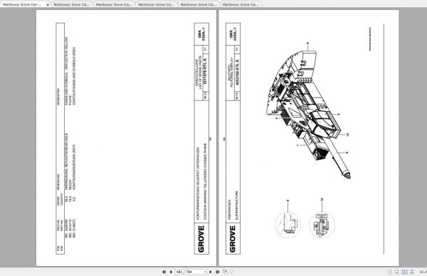 Manitowoc Grove Crane GMK 6300L 1 4252100C 20190601 Spare Parts Catalog 3
