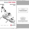 Manitowoc Grove Crane GMK 6300L 3194720 20110601 Spare Parts Catalog 1