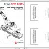 Manitowoc Grove Crane GMK 6300L 6300L 1 Land Specific Options Spare Parts Catalog 1