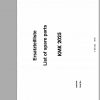 Manitowoc Grove Crane KMK 2025 2084428 20180301 Spare Parts Catalog 1