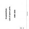 Manitowoc Grove Crane KMK 3050 2305806 19941201 Spare Parts Catalog 1