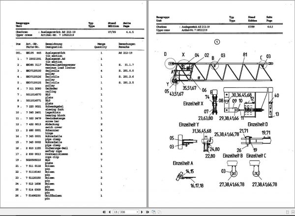 Manitowoc Grove Crane MDT132 Treuil 28S2 BKT 132 1N2 2008 Spare Parts Catalog DE PDF 2