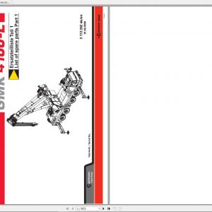 Manitowoc Grove Cranes GMK 4100 L 3172262 20080901 Spare Parts Manual 1