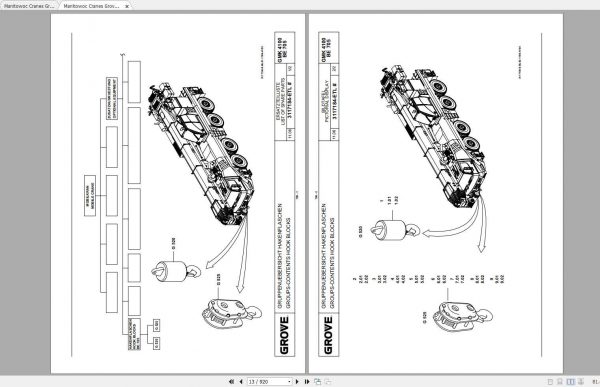 Manitowoc Grove Cranes GMK 4100 L 3172262 20080901 Spare Parts Manual 2