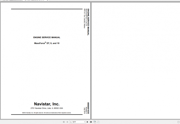 MaxxForce Engine DT 9 10 2011 2014 Wiring Diagram Diagnostic Service Manual 7