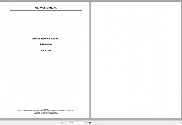 MaxxForce Engine DT 9 10 2011 2014 Wiring Diagram Diagnostic Service Manual 8
