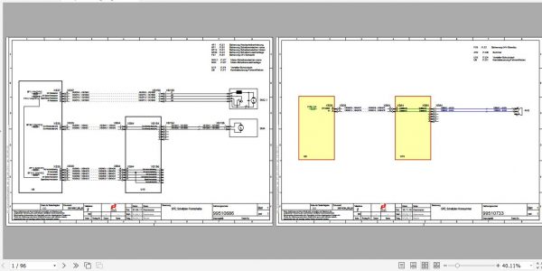 Mitsubishi Forklift FB 40 50C S Circuit Diagrams Service Manuals EN DE 2