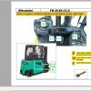 Mitsubishi Forklift FB 40 50C S Circuit Diagrams Service Manuals EN DE 4
