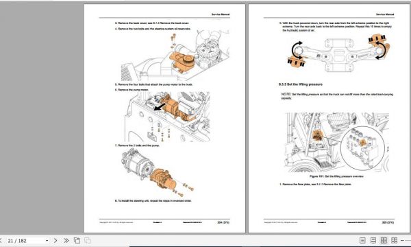 Mitsubishi Forklift FB40N FB45N FB50CN FB50N FB50NH FB55NH Service Manuals EN FR DE 4