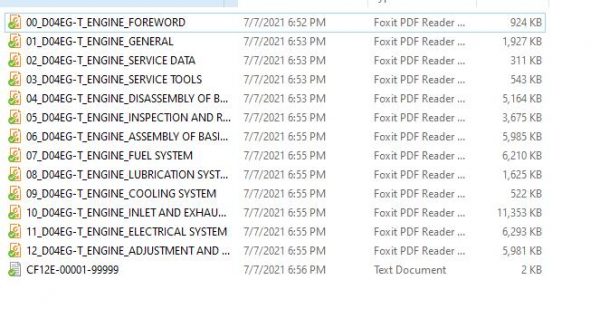Mitsubishi Forklift Truck FD40N3 FD45N3 FD50CN3 FD50N3 FD55N3 Service Manuals 1