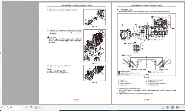 Mitsubishi Forklift Truck FD60N3 FD70N3 FD80N3 FD100N3 Service Manuals 3
