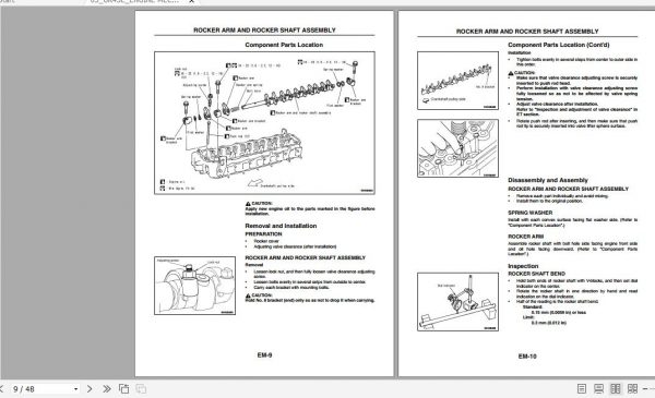 Mitsubishi Forklift Truck FG40N3 FG45N3 FG50CN3 FG50N3 FG55N3 Service Manuals 2