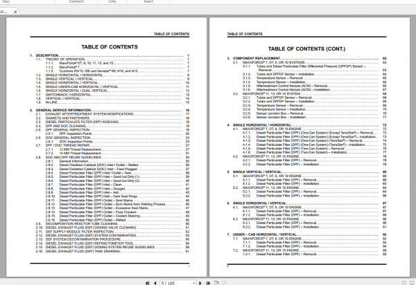Navistar Exhaust Aftertreatment System with DPF and SCR 9900 Service Manual 2