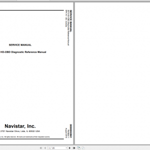 Navistar N13 2014 2015 Wiring Diagram Service Manual 1