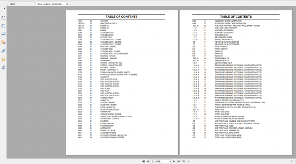 New Holland Loader Backhoe LB75.B Parts Manual 2
