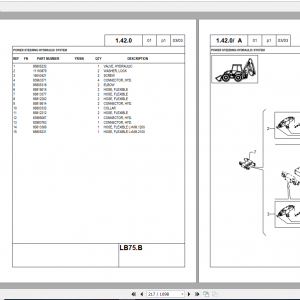 New Holland Loader Backhoe LB75.B Parts Manual 3