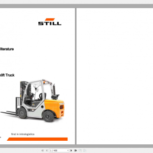 Still Sted Diesel Forklift Truck RCD 25 30 354221 4223 Workshop Manual 1