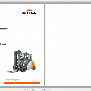 Still Sted Diesel Forklift Truck RX70 60 70 807341 7344 Workshop Manual 1