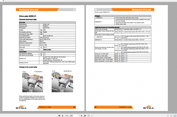Still Sted Diesel Forklift Truck RX70 60 70 807341 7344 Workshop Manual 3