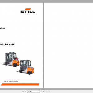 Still Sted Diesel LPG Truck RX Series Workshop Manual 1