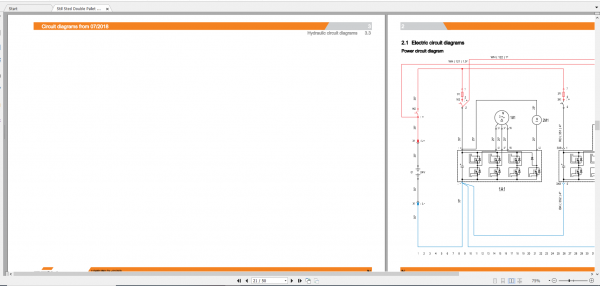 Still Sted Double Pallet Stacker SXH 201611 Circuit Diagram