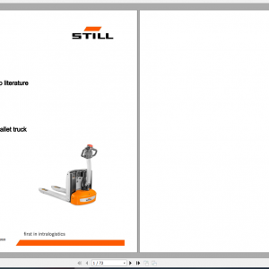 Still Sted Electric Pallet Truck ECH15 Workshop Manual 1