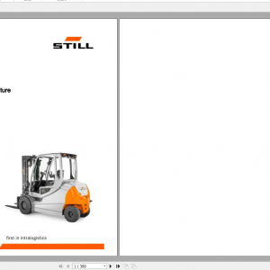 Still Sted Electric Truck RX Series6331 6337 Workshop Manual 1