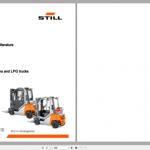 Still Sted Electric Truck RX Series7394 7405 Workshop Manual 1
