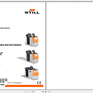 Still Sted Order Pickers and Tow Tractor OPX Series Operating Instruction 1