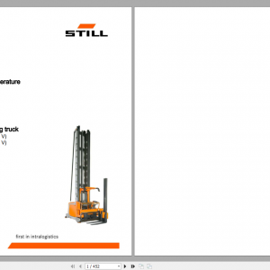 Still Sted Order Picking Truck MX X 2332 2334 Workshop Manual 1