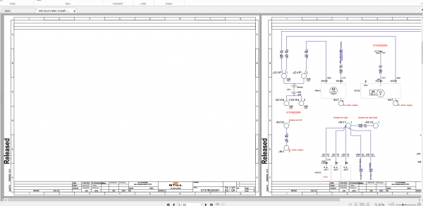 Still Sted Pallet Forklift RX70 20 357394 7399 Circuit Diagram 2