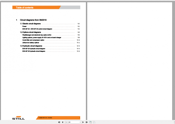 Still Sted Pallet Truck EXH SF 20 25 Circuit Diagram 2