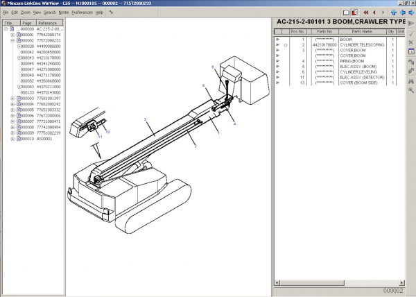 Tadano Cranes CSS EPC 06.2021 Spare Parts Catalog Offline 3 1