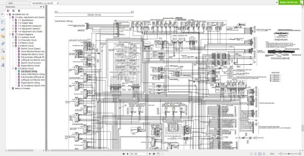 Tadano Mobile Crane AR 2000M 2 C1 1E Circuit Diagram 6 2