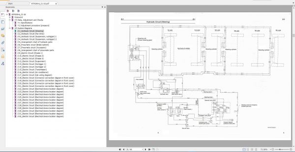 Tadano Mobile Crane AR 2000M 2 C1 1E Circuit Diagram Upper Crane Carrier 2 1