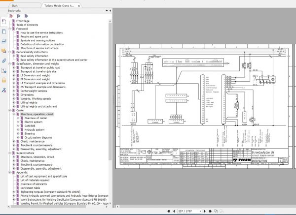 Tadano Mobile Crane ATF400G 6 2013 05 24 11095 Service Manual 12
