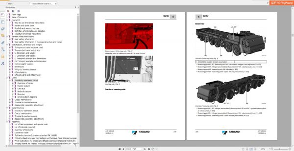 Tadano Mobile Crane ATF400G 6 2013 05 24 11095 Service Manual 13